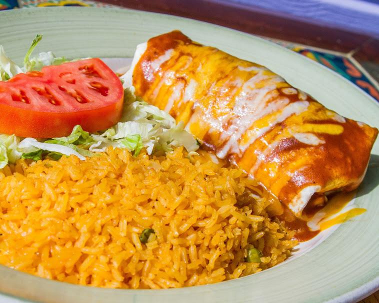 CARNE ASADA BURRITO.