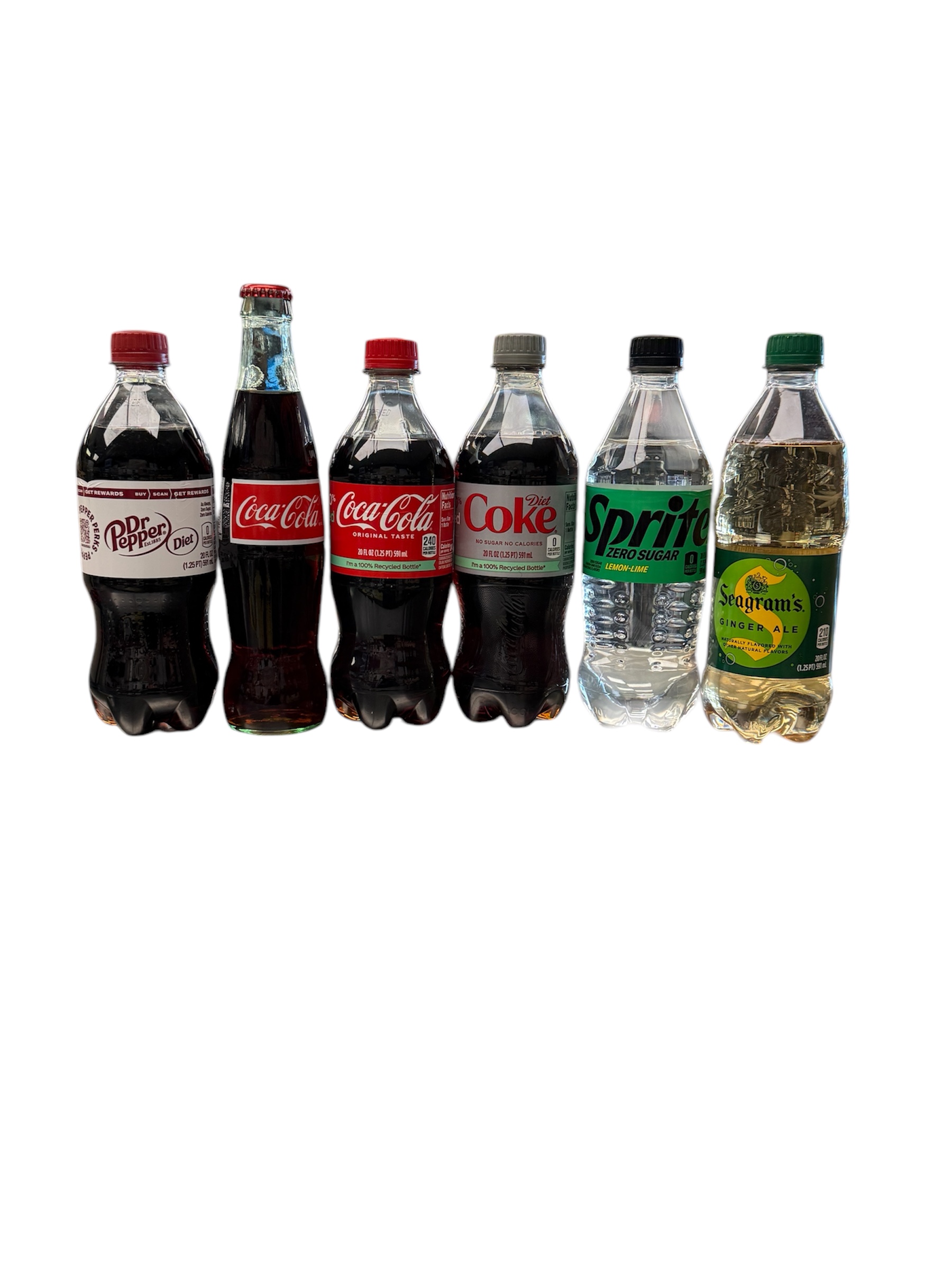 20oz Coca-Cola Beverages.