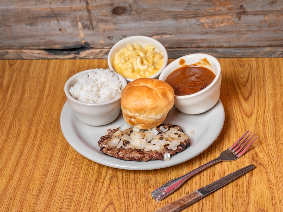 Hamburger Steak.