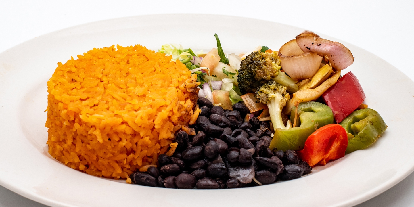 Grilled Vegetable Mexican Bowl (V).