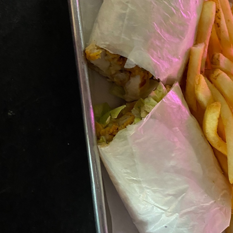 Fried Chicken Wrap.