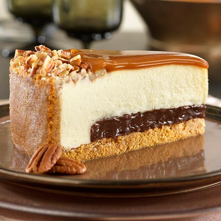NY Turtle cheesecake.