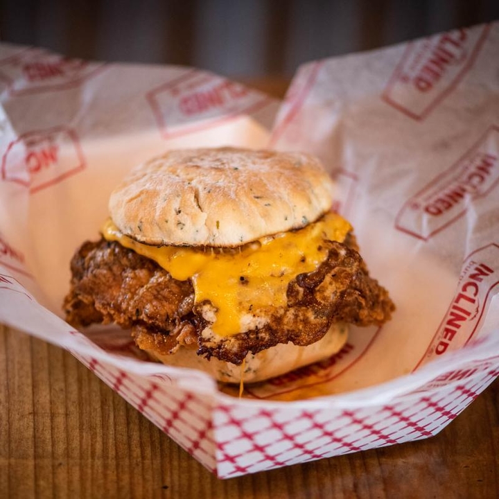Fried Chicken Biscuit.