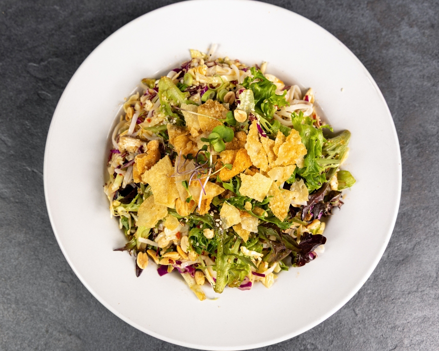 Asian Chicken Rice Noodle Salad.