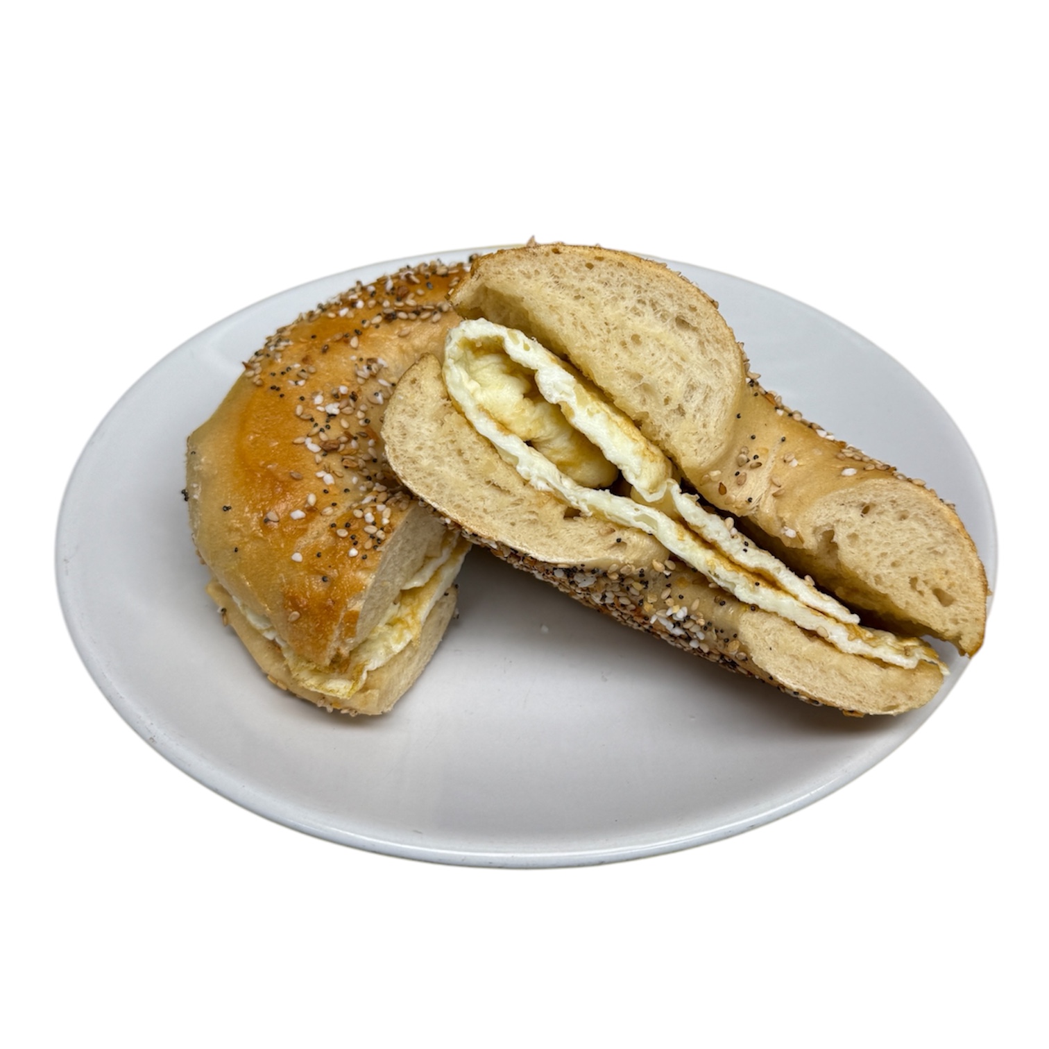 2 Egg Whites On A Bagel.