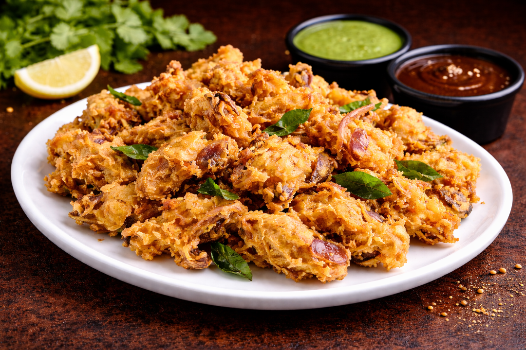 Onion Pakodi.