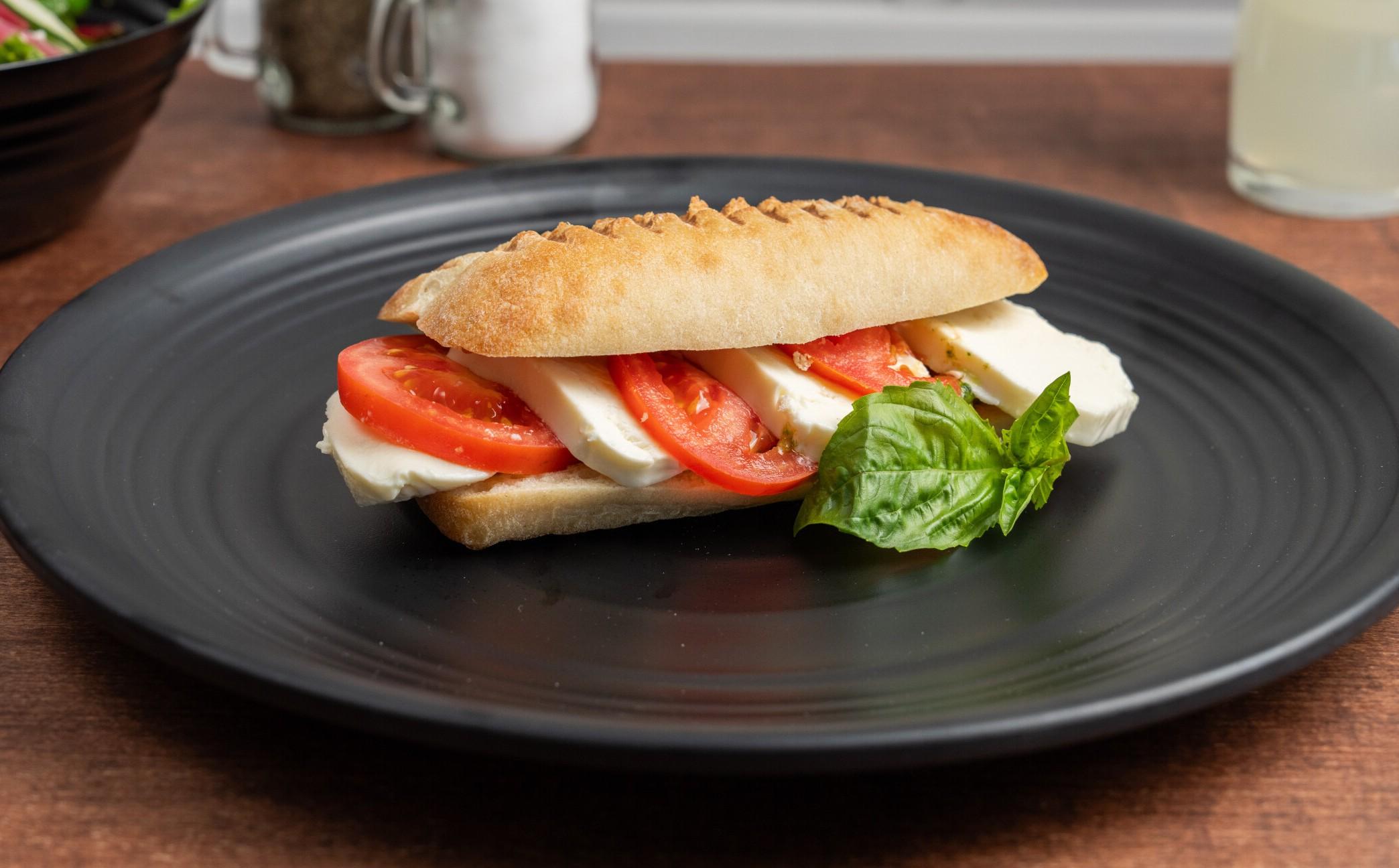 Caprese Ciabatta Sandwich.