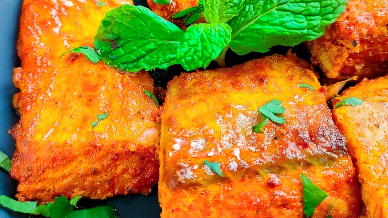 Tandoori Salmon.
