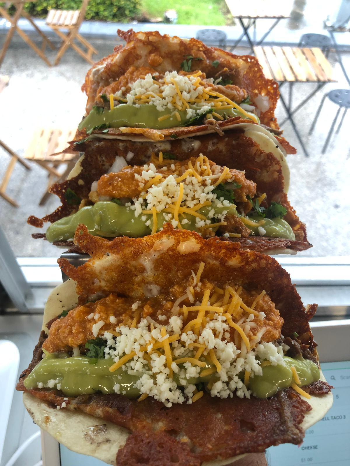 Cheese Shell Tacos.