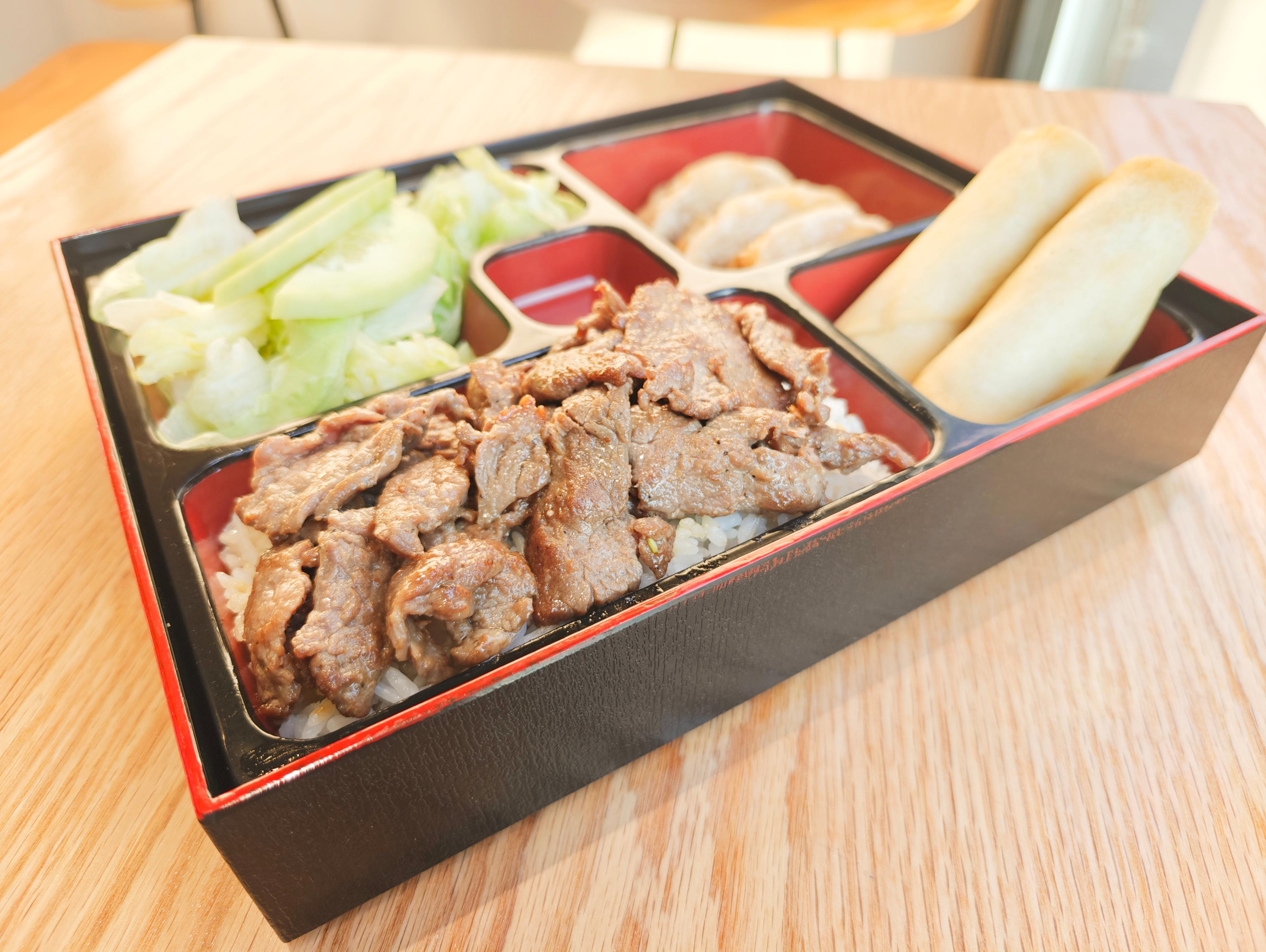 Beef Bento.