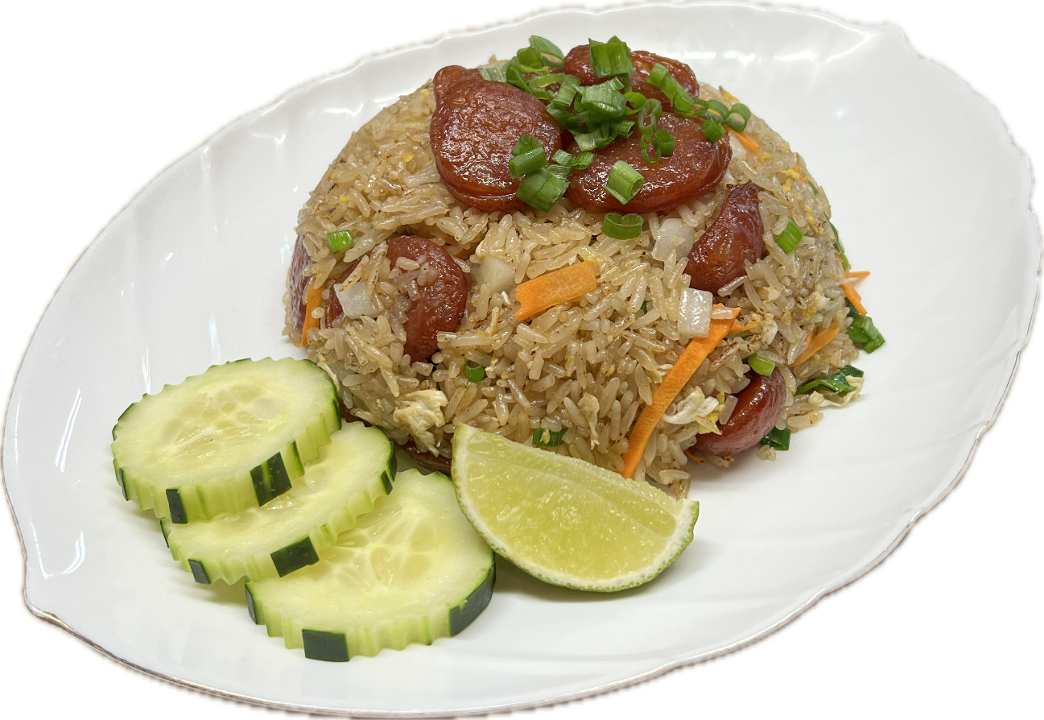 Thai Sweet Sausage Fried Rice.
