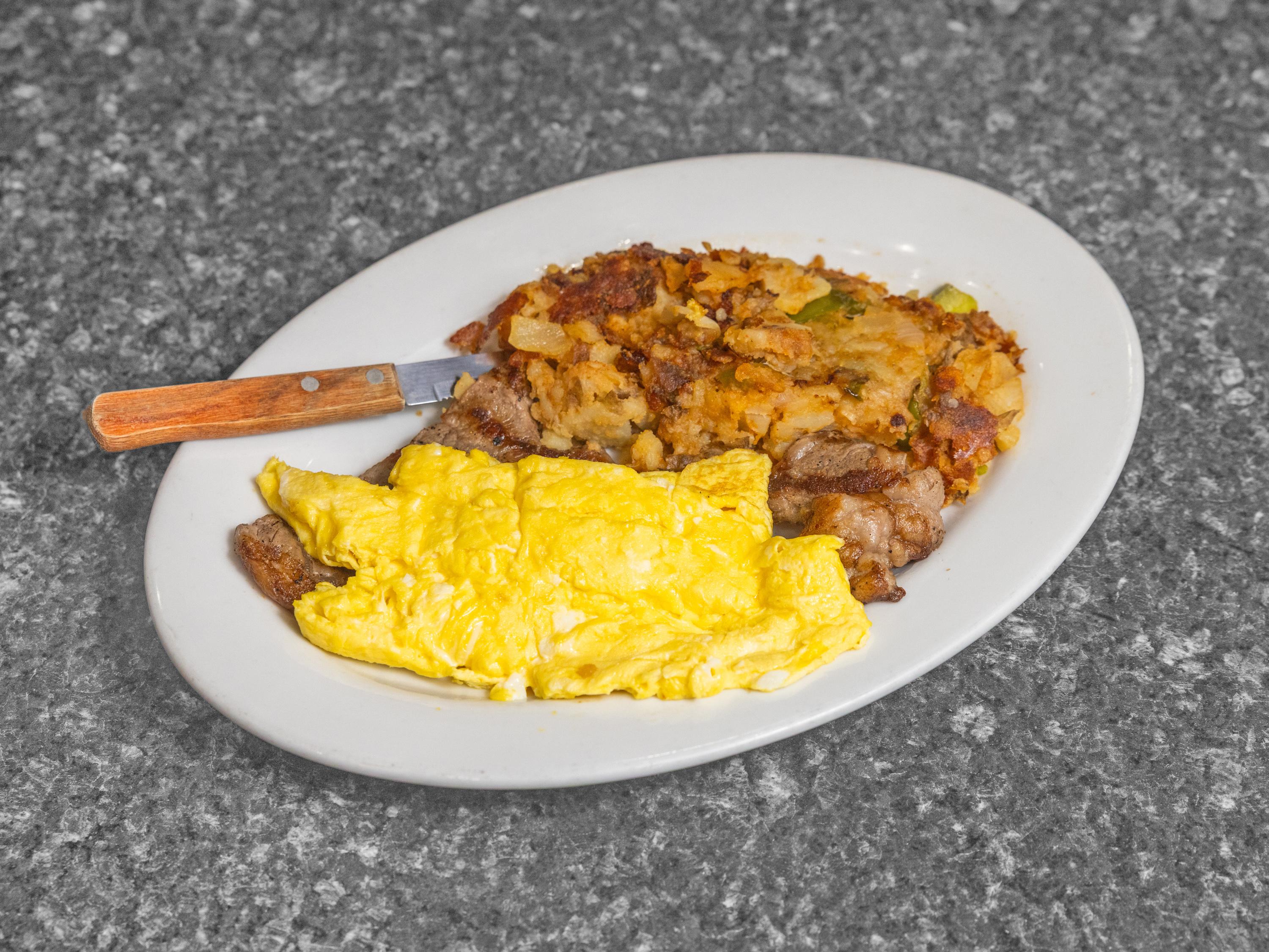 Steak & 3Eggs.