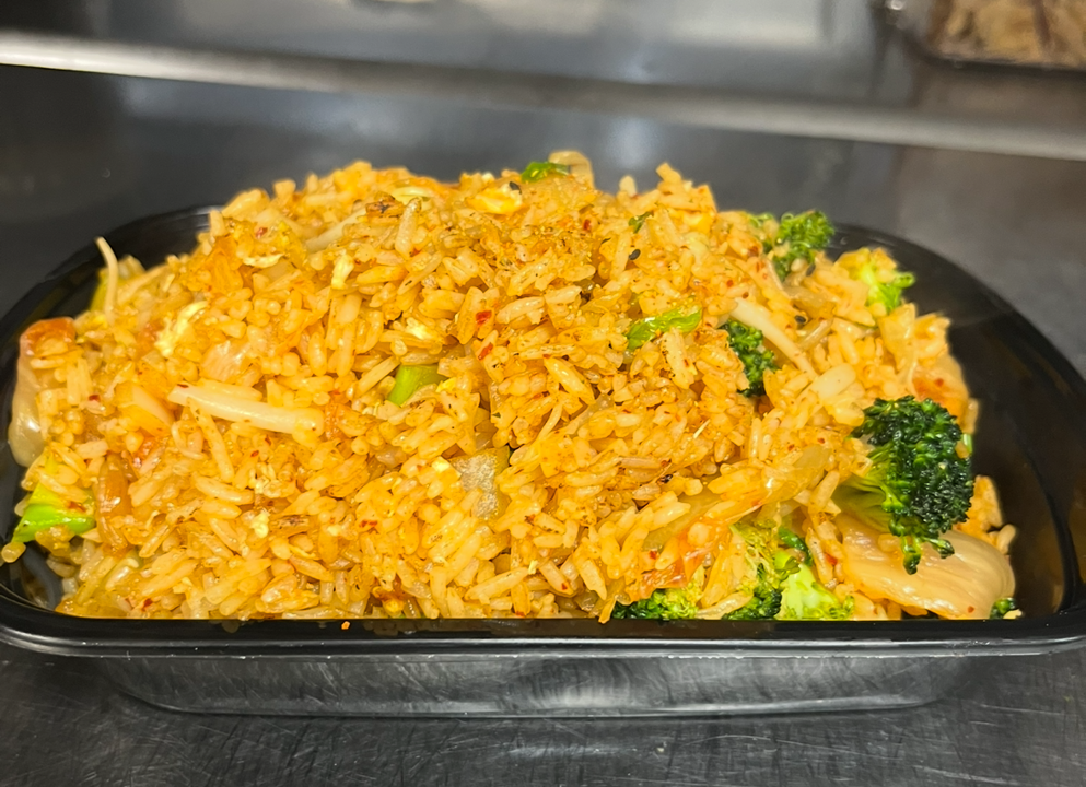 Shredded Chicken Fried Rice.