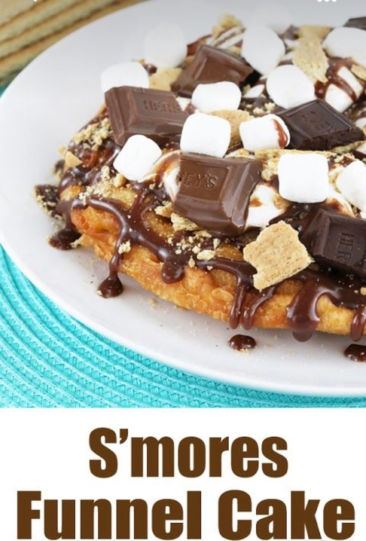 S’mores Funnel Cake.