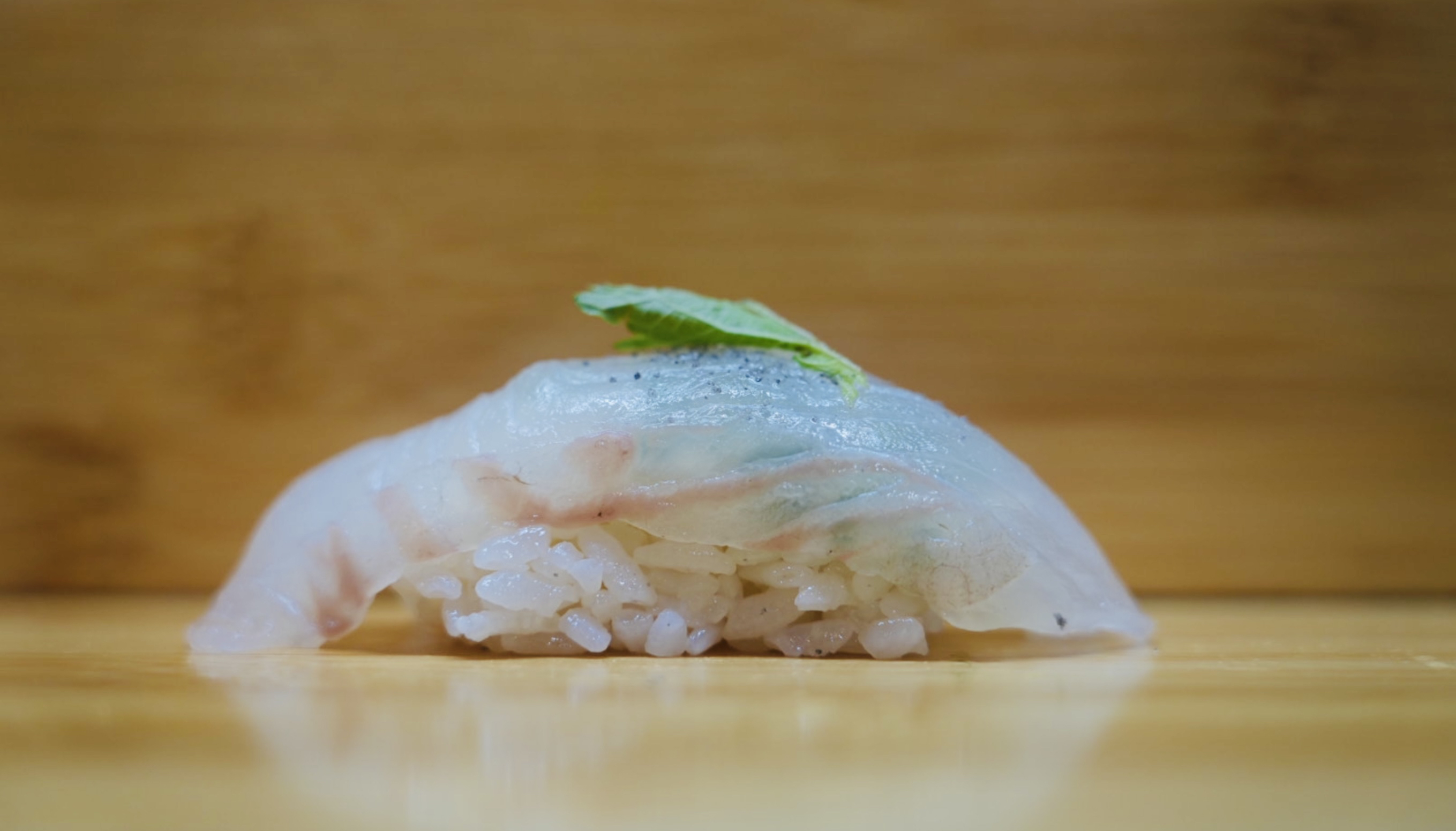 Hirame Shiso Sushi.