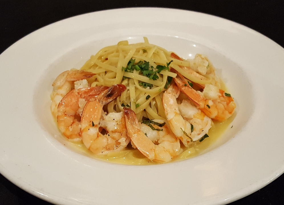 Linguine Scampi.