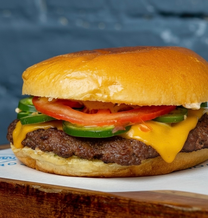 Hot Momma Burger.