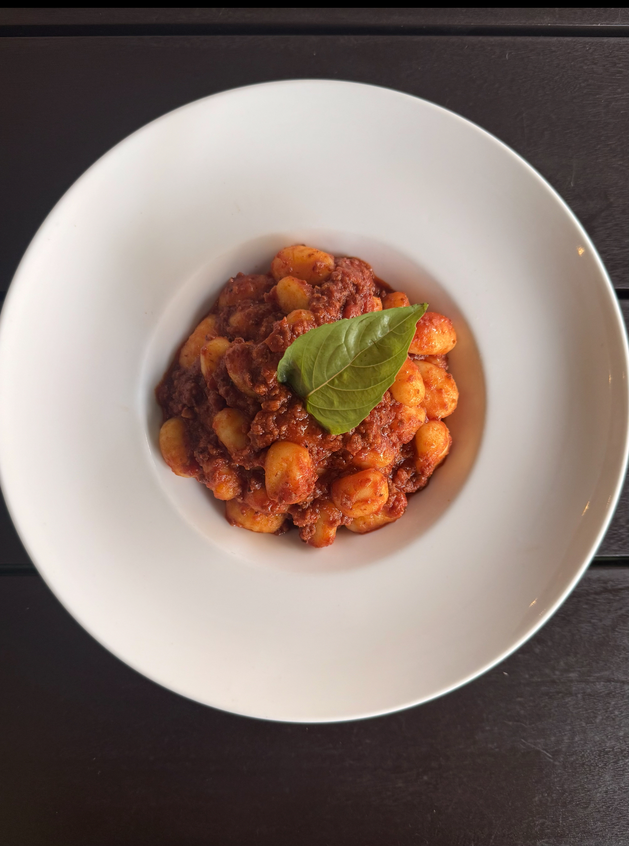 Vegan Gnocchi Bolognese.