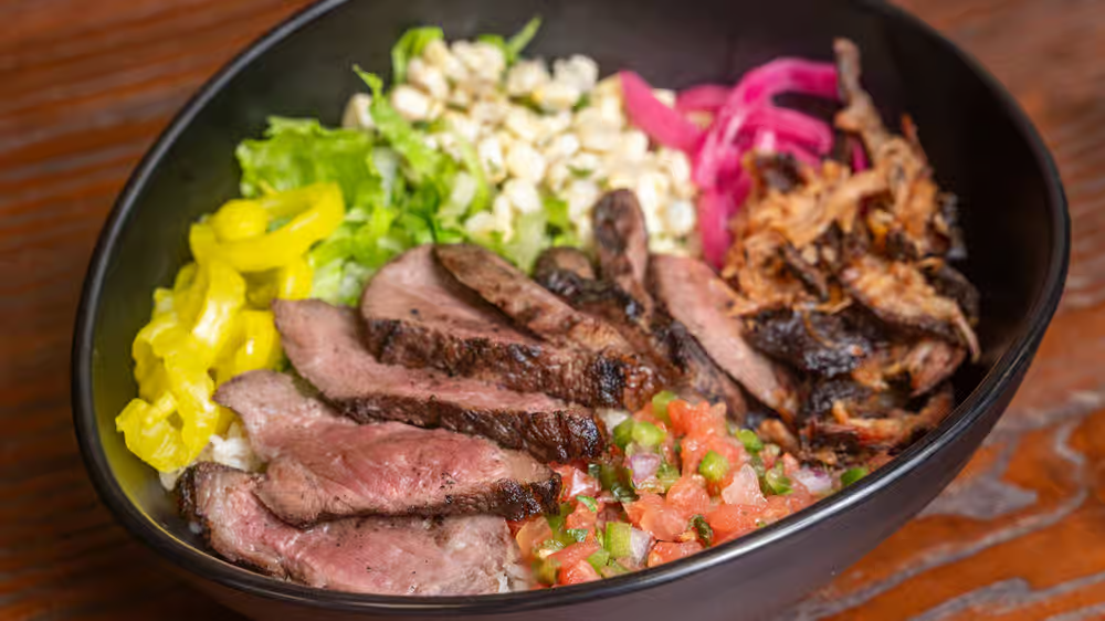 Large: Two Proteins - 5 Cold Toppings.