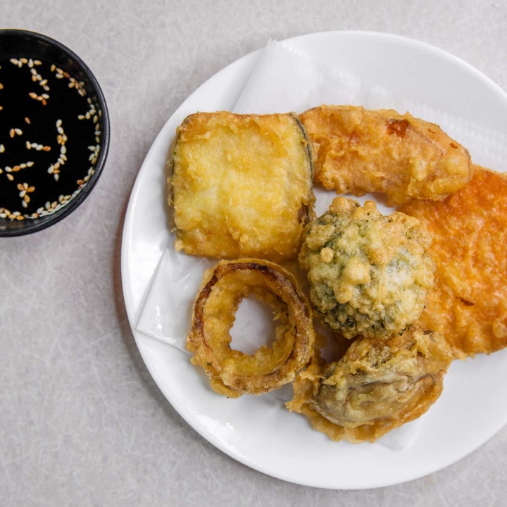 Veg Tempura Entree.