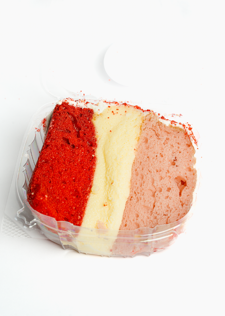 Strawberry Red Velvet Cheesecake.