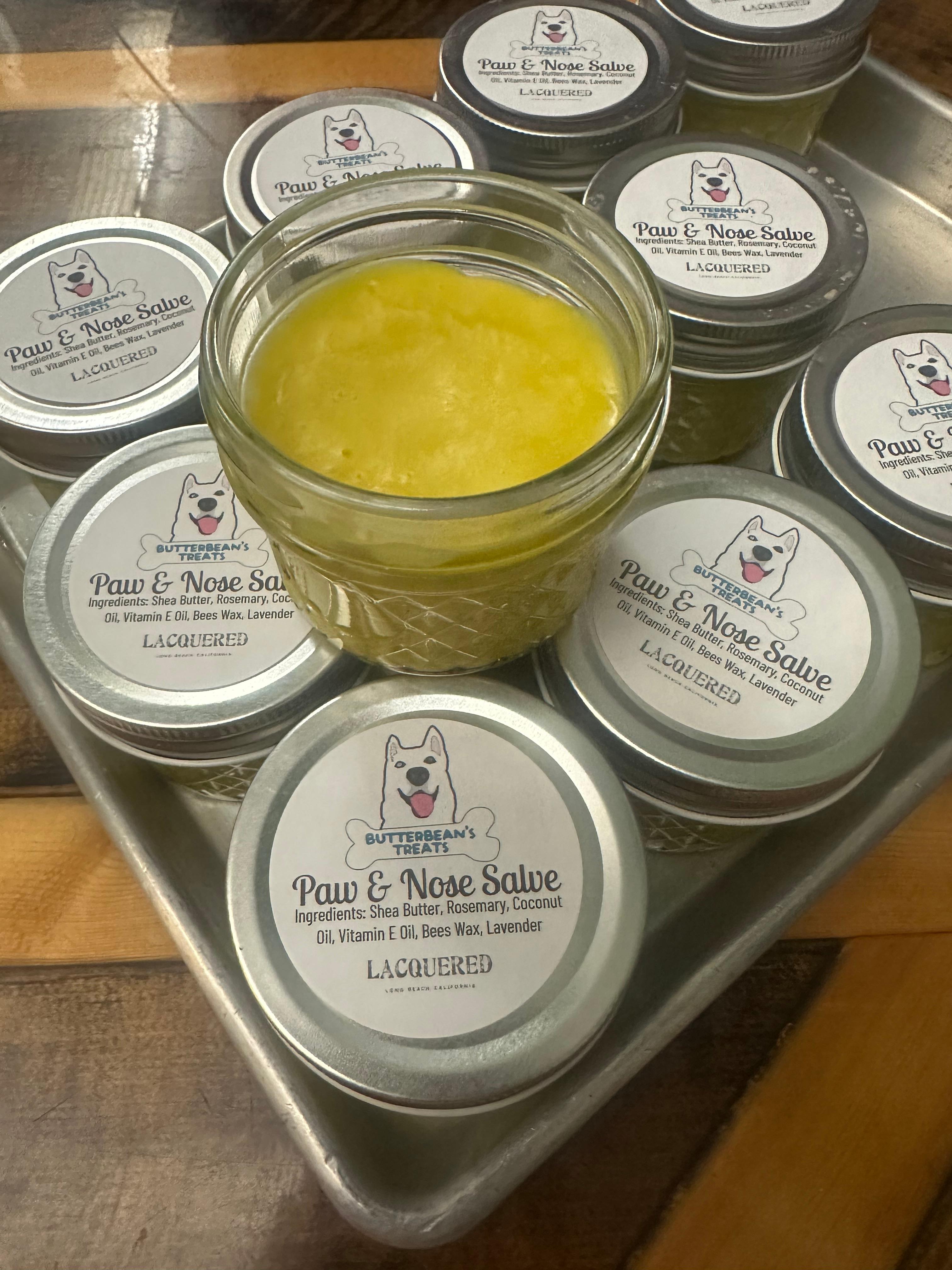 Dog Paw Protection. All natural Salve for Paws and Noses.