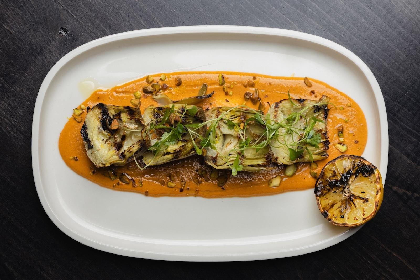 Charcoal Grilled Artichokes.
