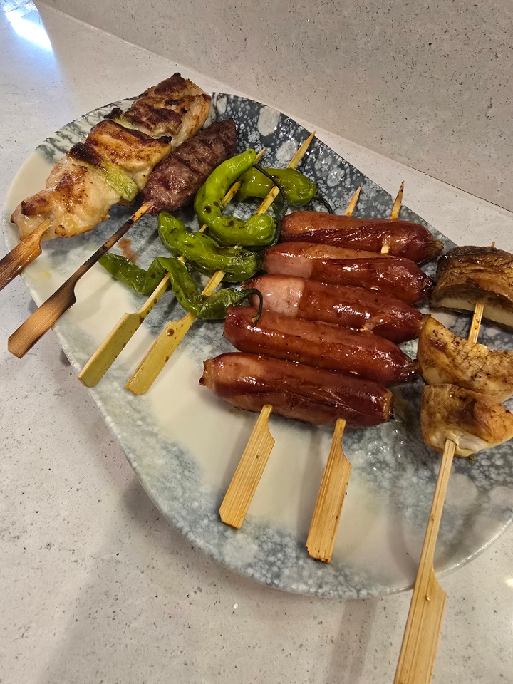 Yakitori Platter.