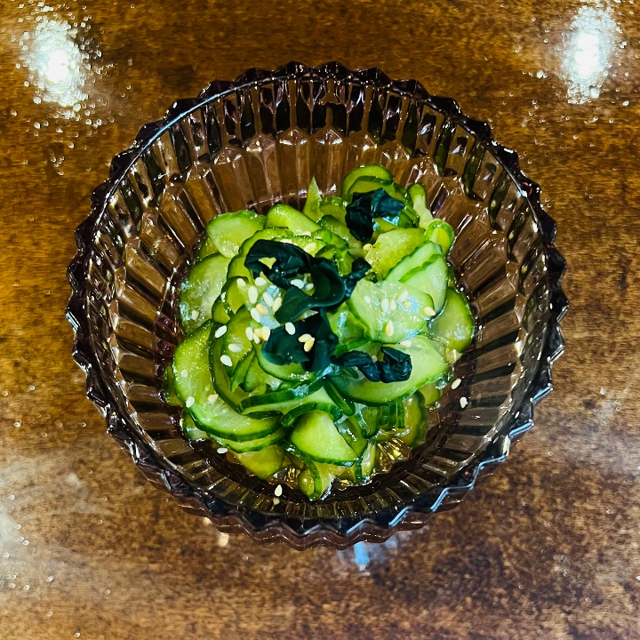 Cucumber Sunomono.