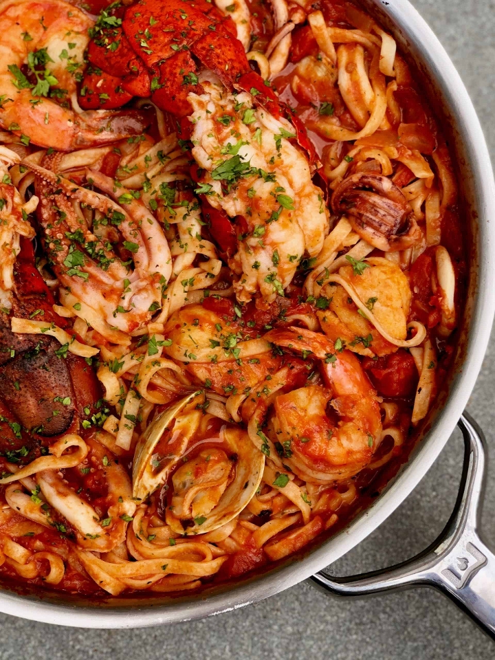 Seafood Fra Diavolo.
