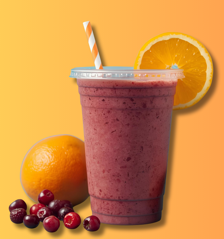 Cranberry Orange Smoothie.