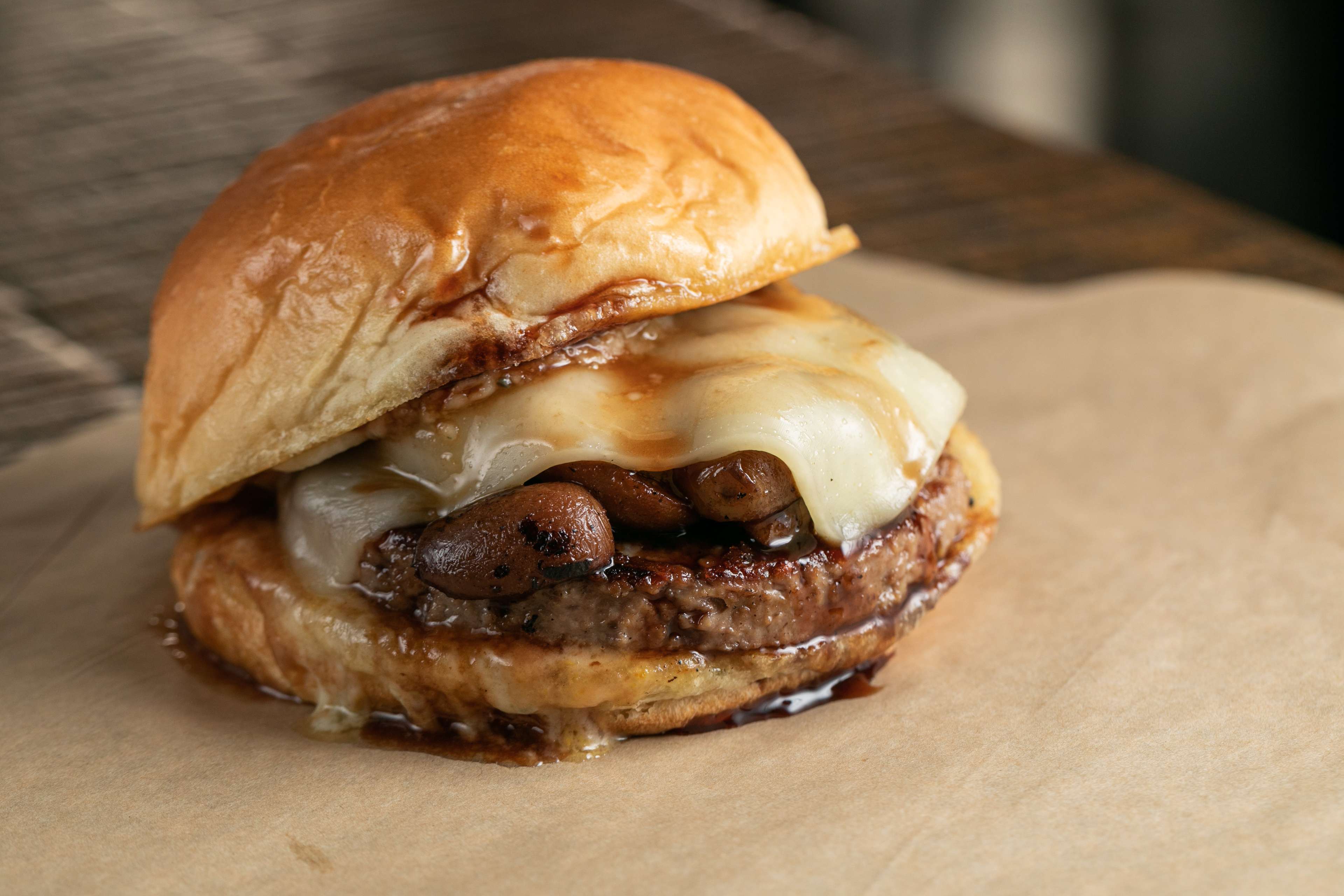 The Vineyard burger.