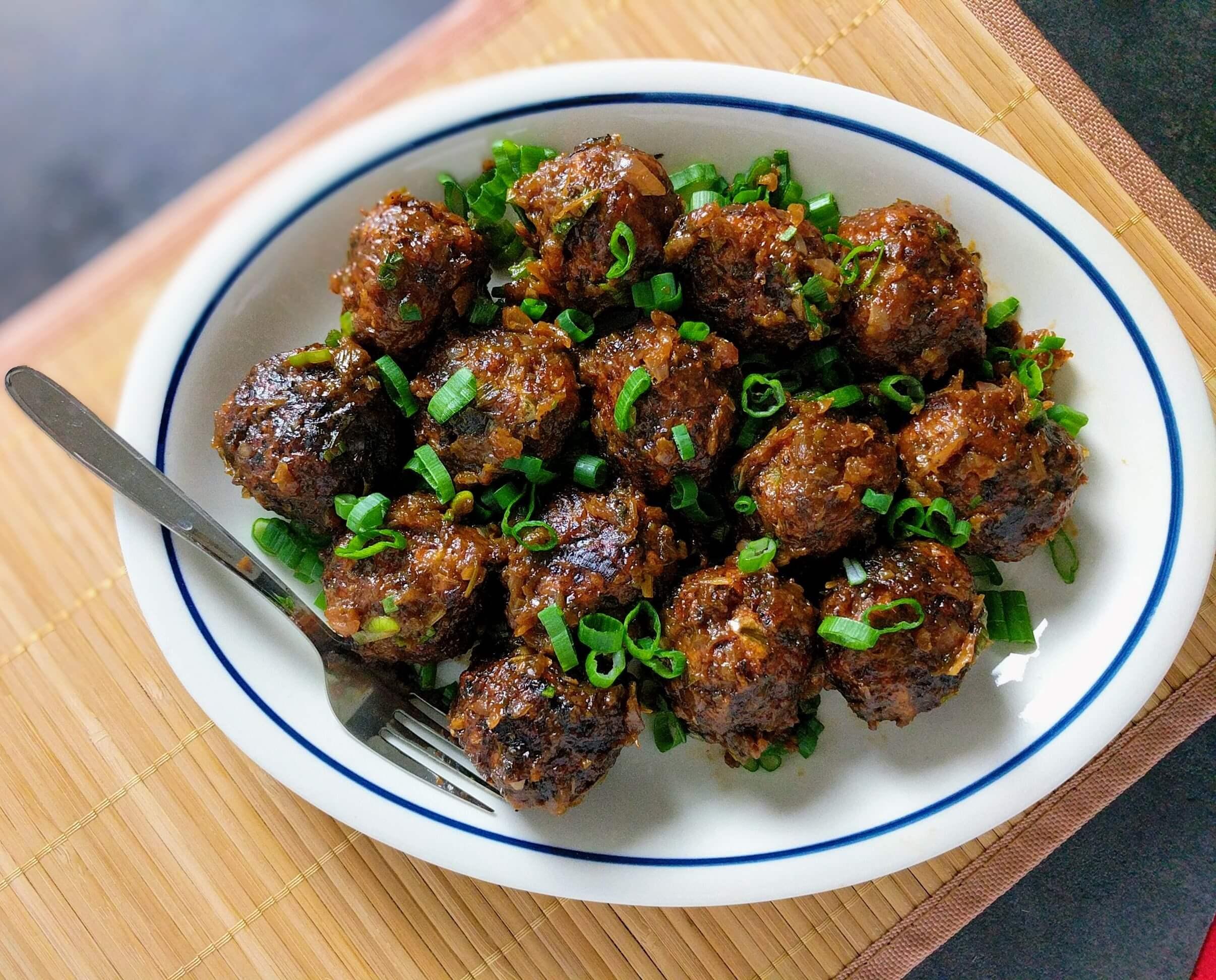 Veg Ball Manchurian.