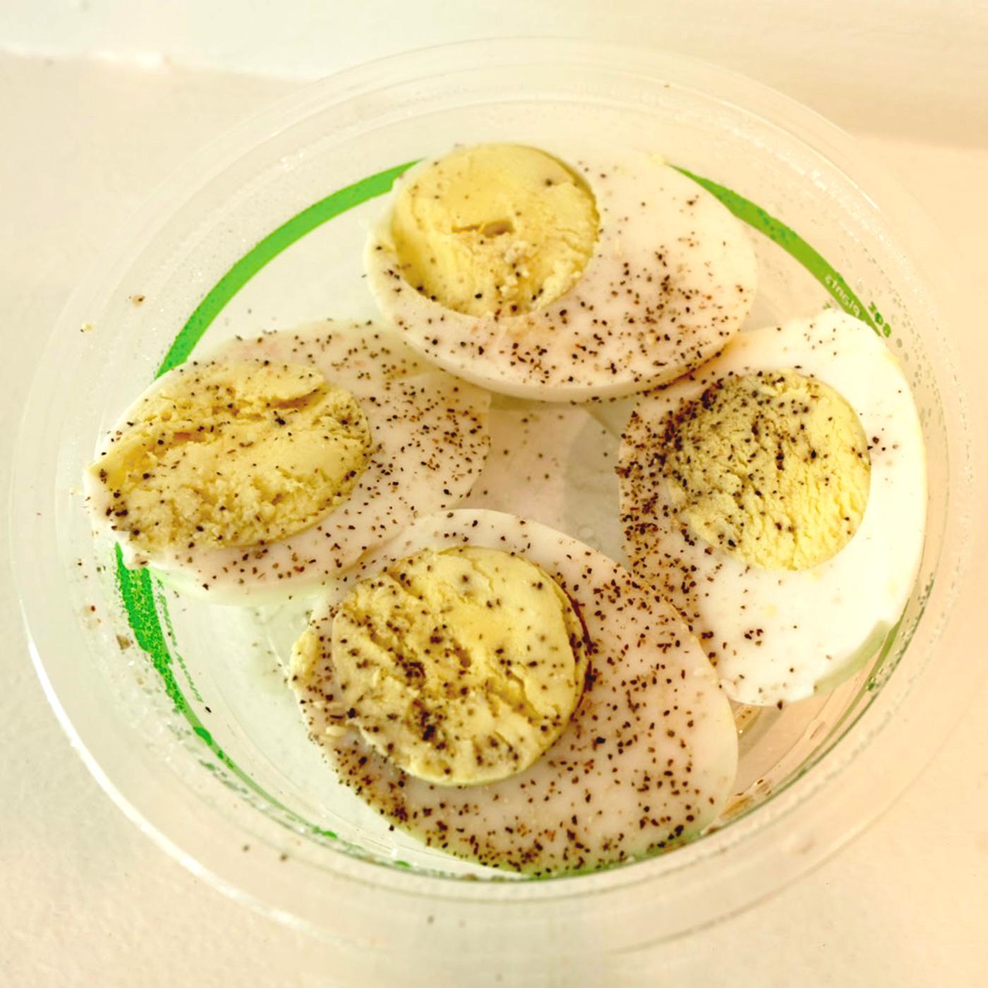 Hard Boiled Eggs.
