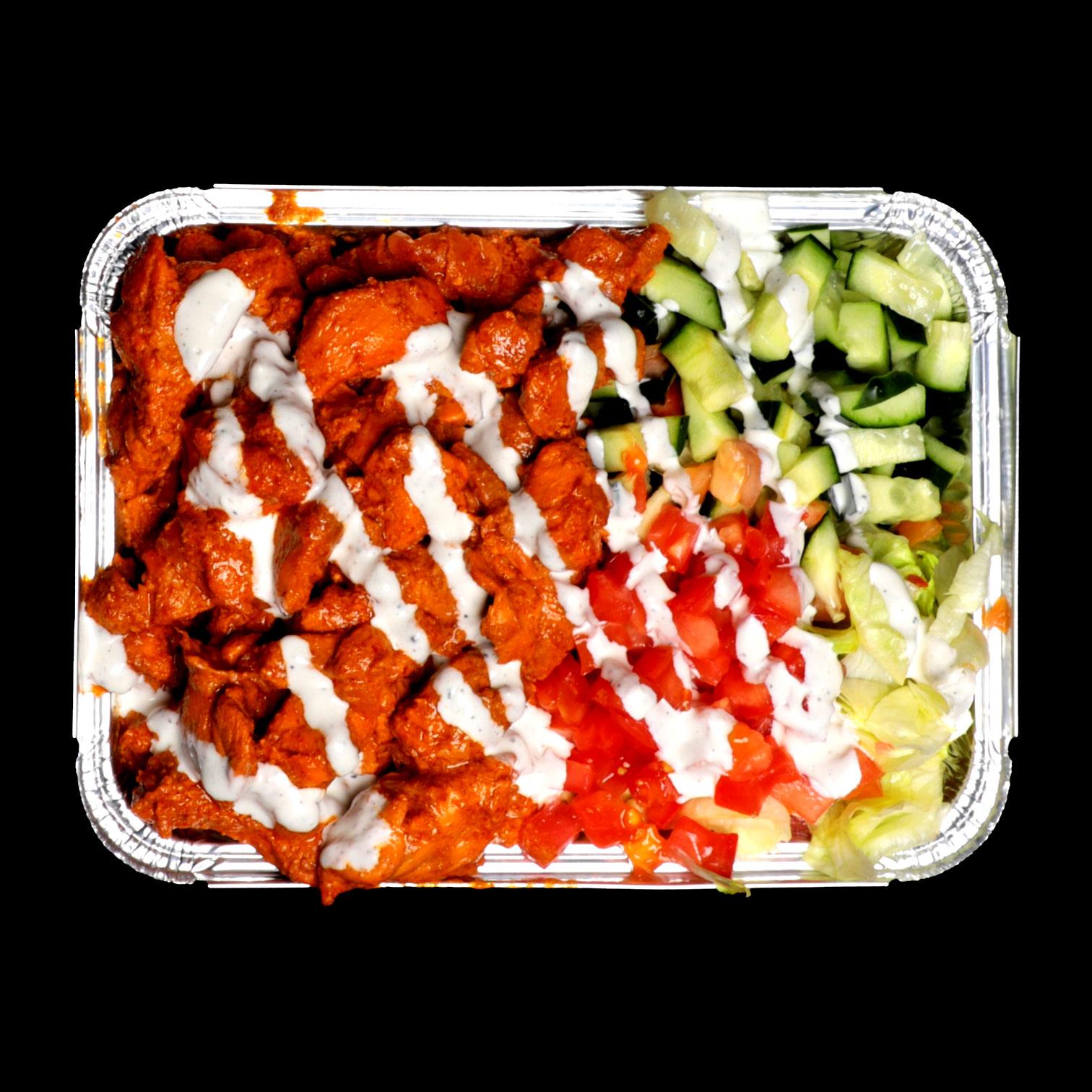 Chicken over Salad Platter.