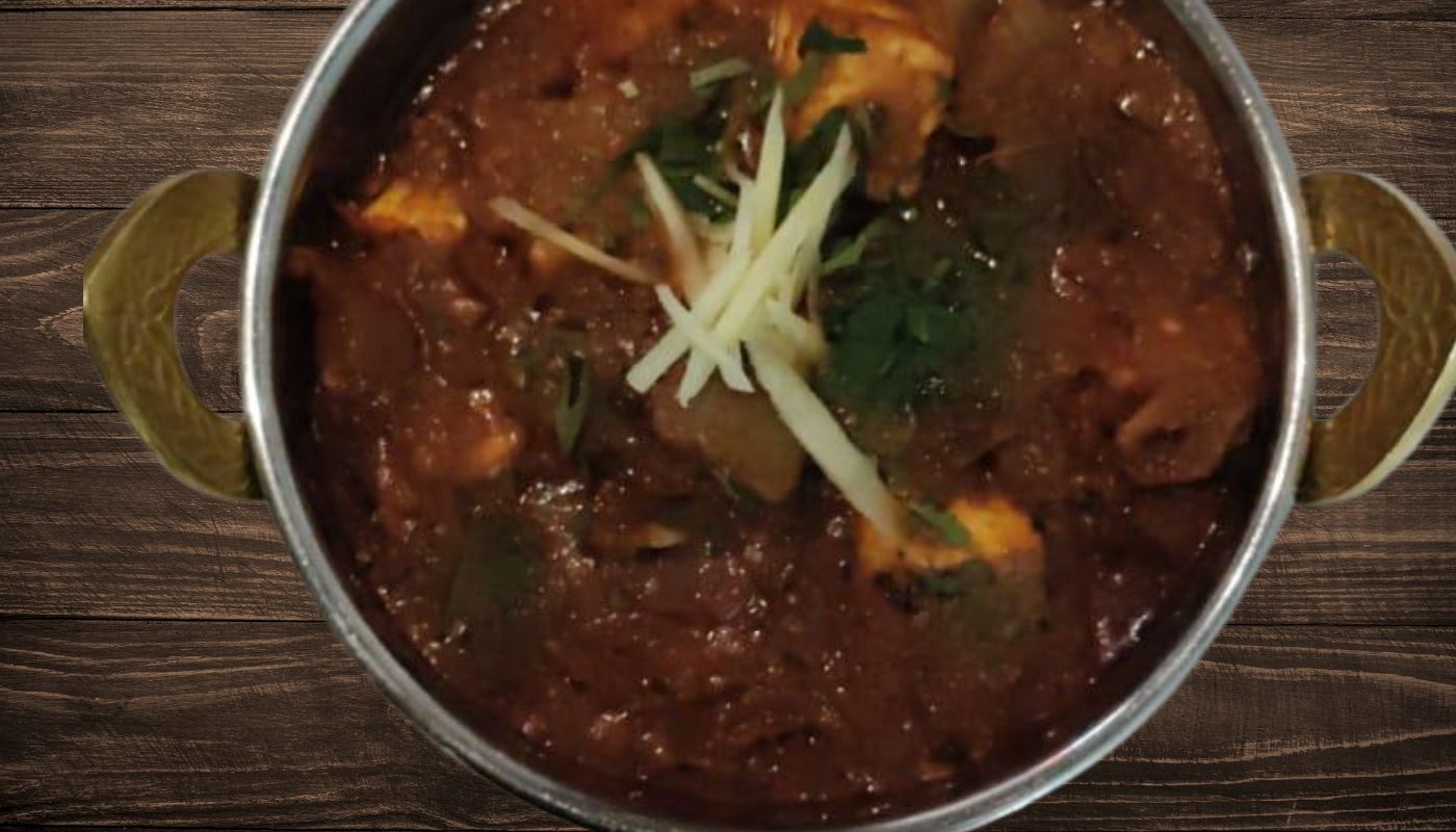 Kadhai paneer.