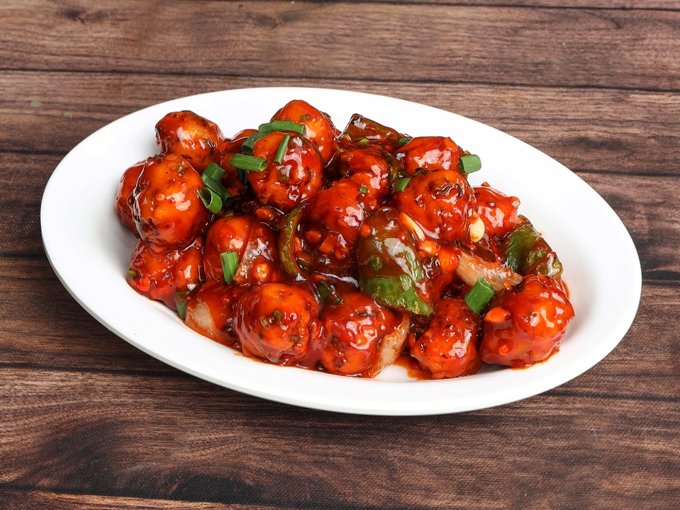 Veg Manchurian.