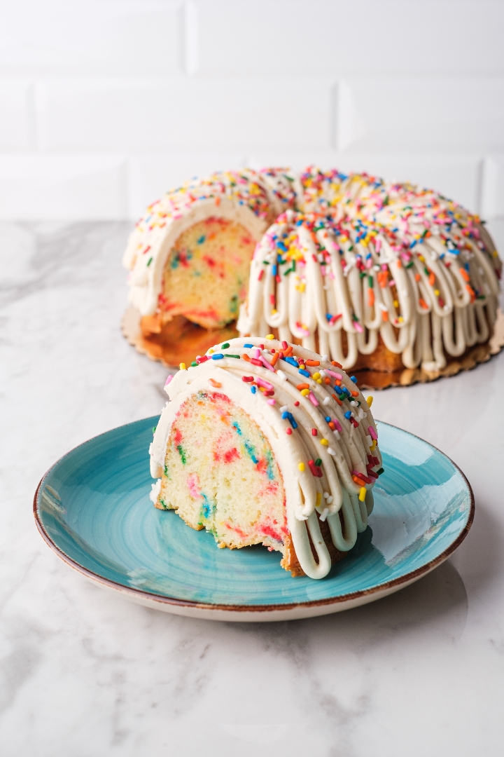 Confetti Vanilla Slice.