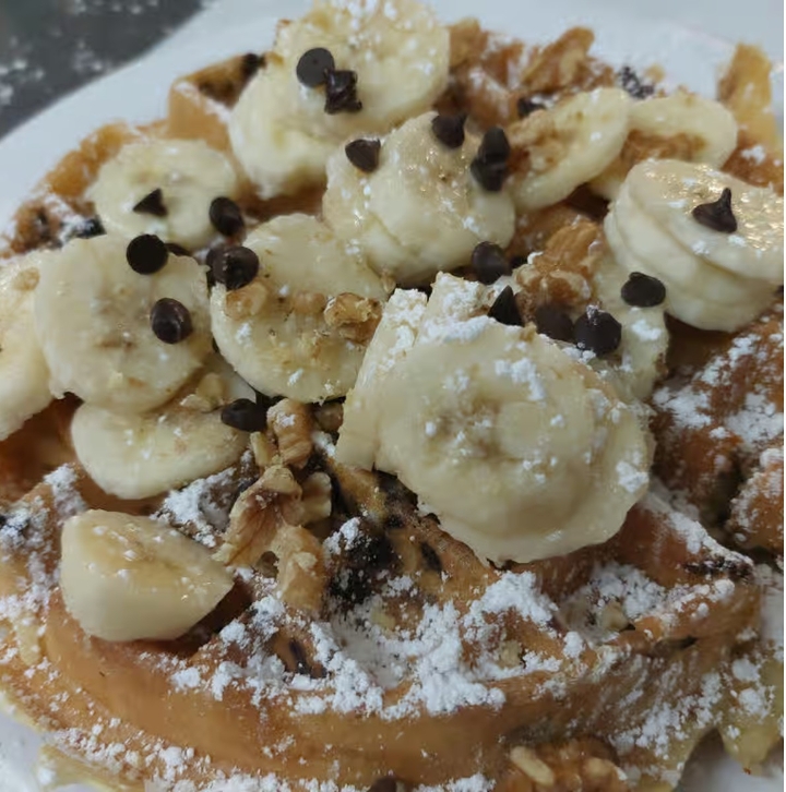 Peanut Butter Cup Waffle.