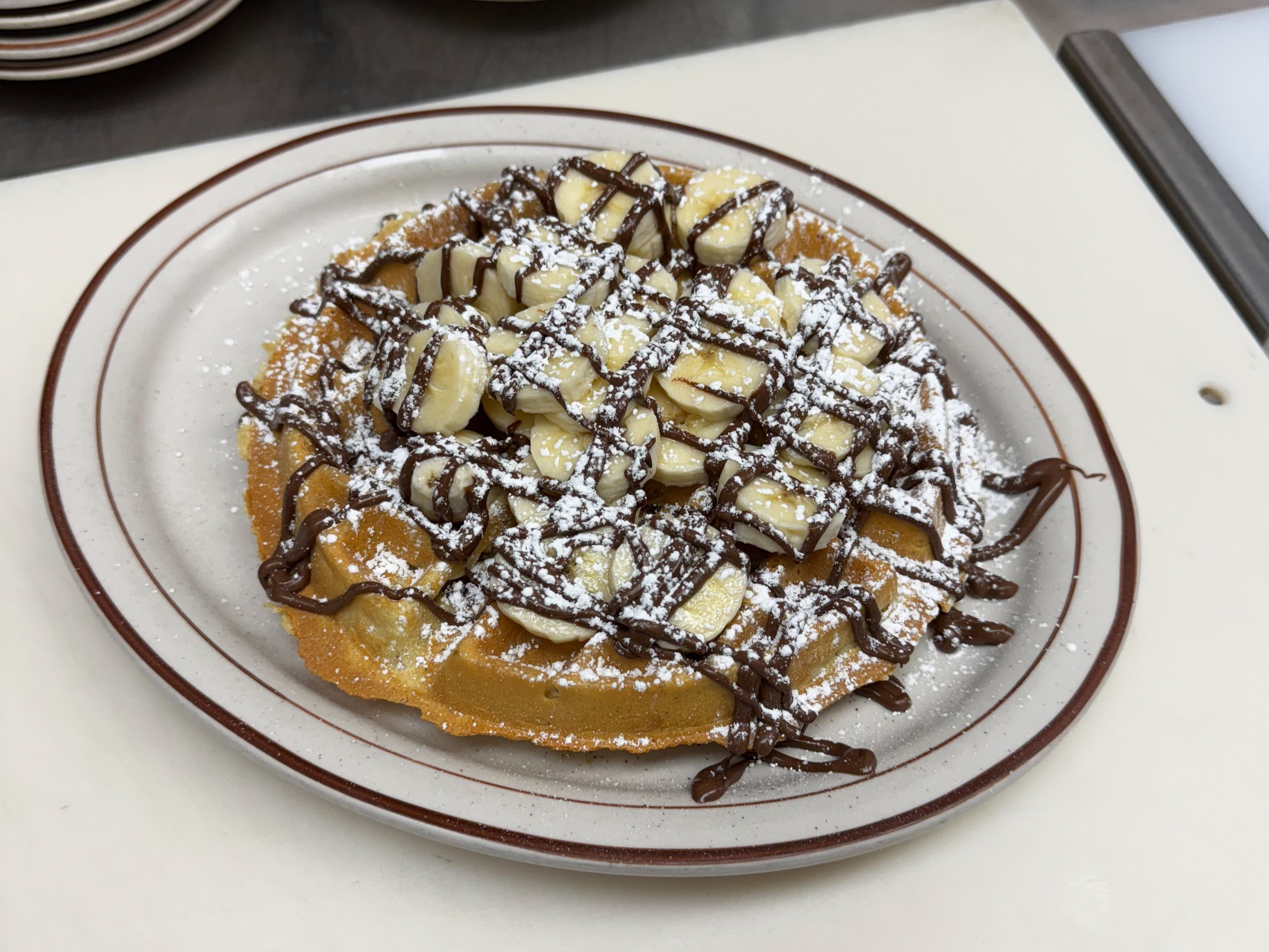 Chunky Monkey Waffle.