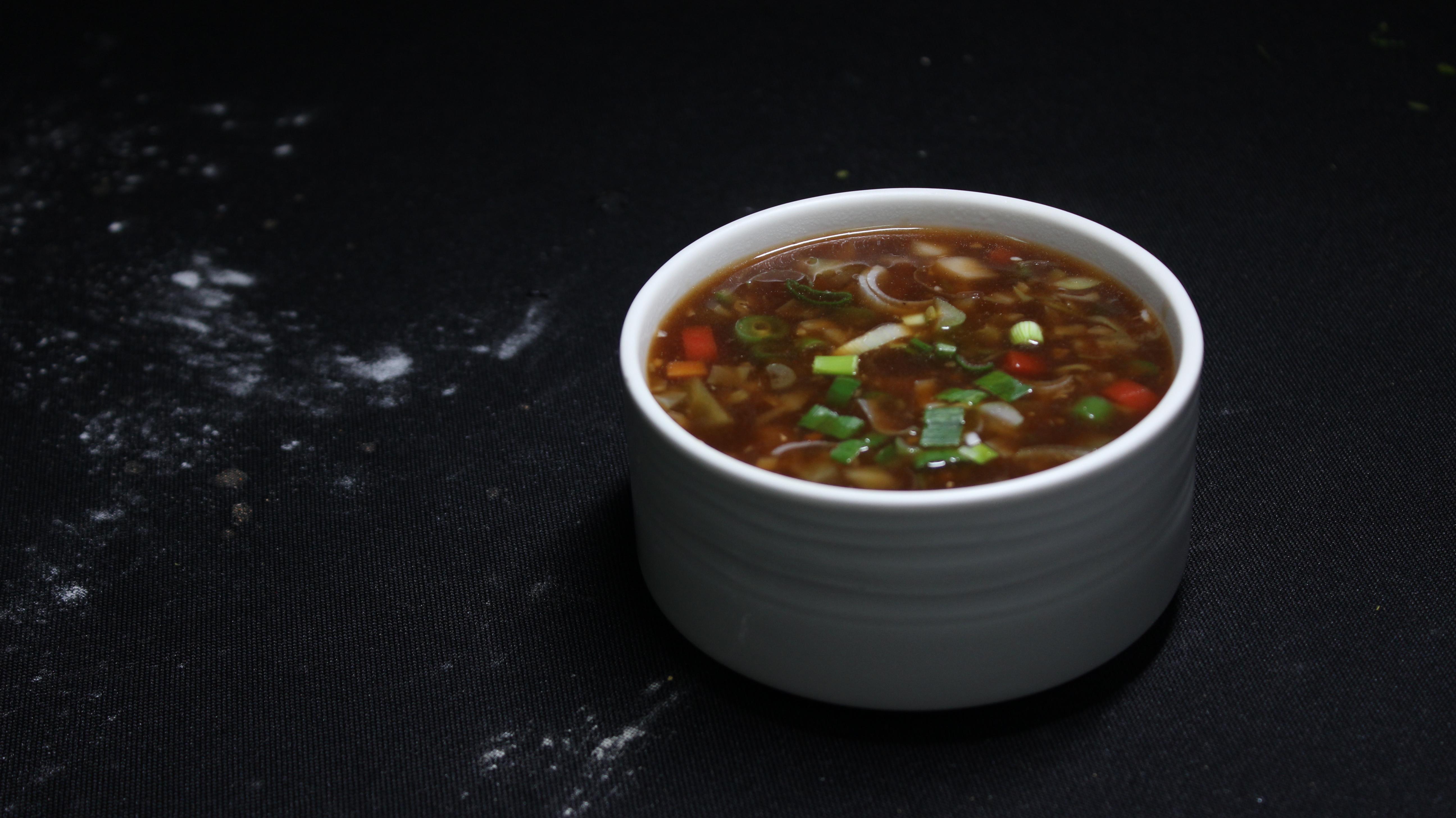 Veg Hot n Sour Soup.