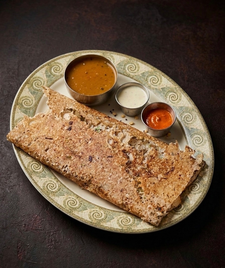 Rava Masala Dosa.