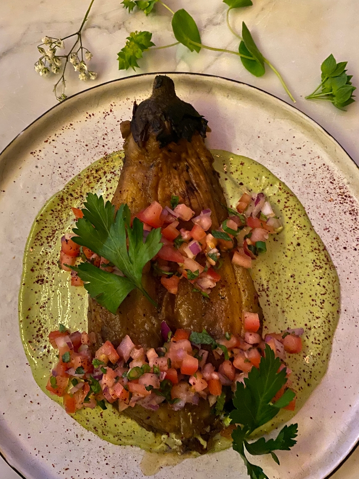 Grilled Eggplant.