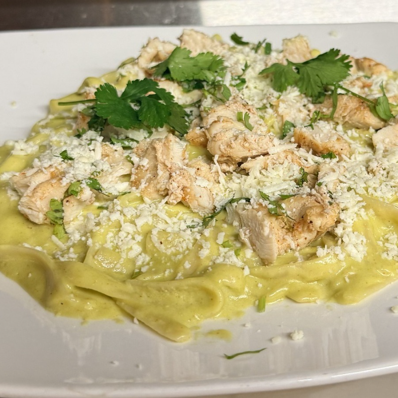 Mexican Verde Pasta.