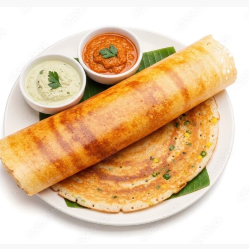 Ghee/ Plain Dosa.