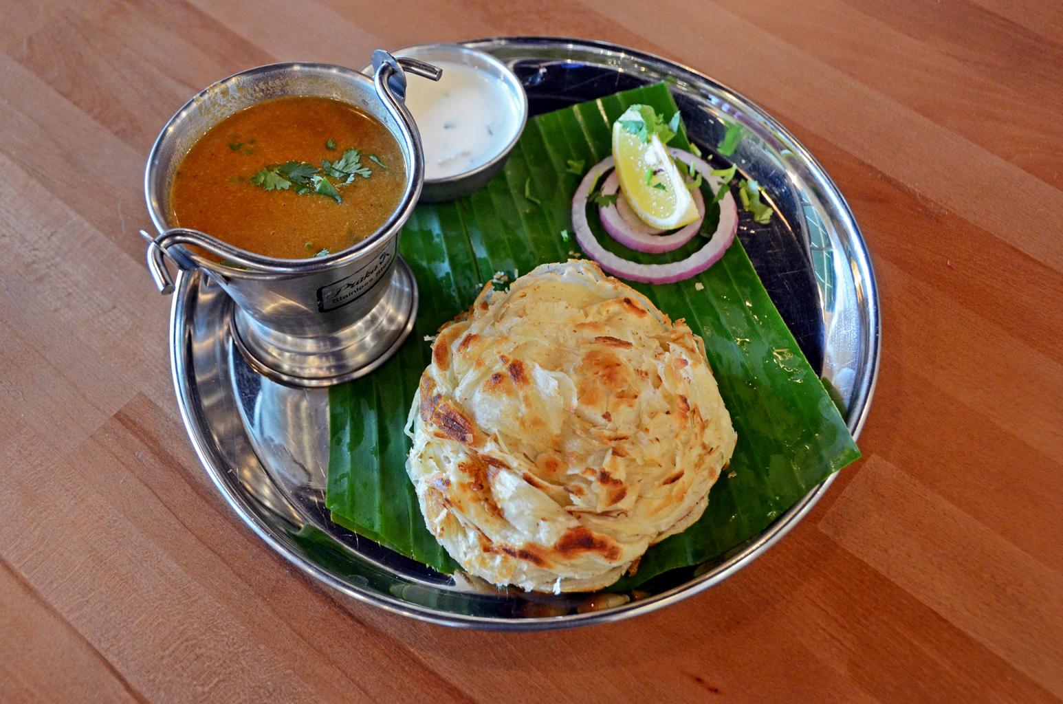 Bun Parotta Goat Salna.