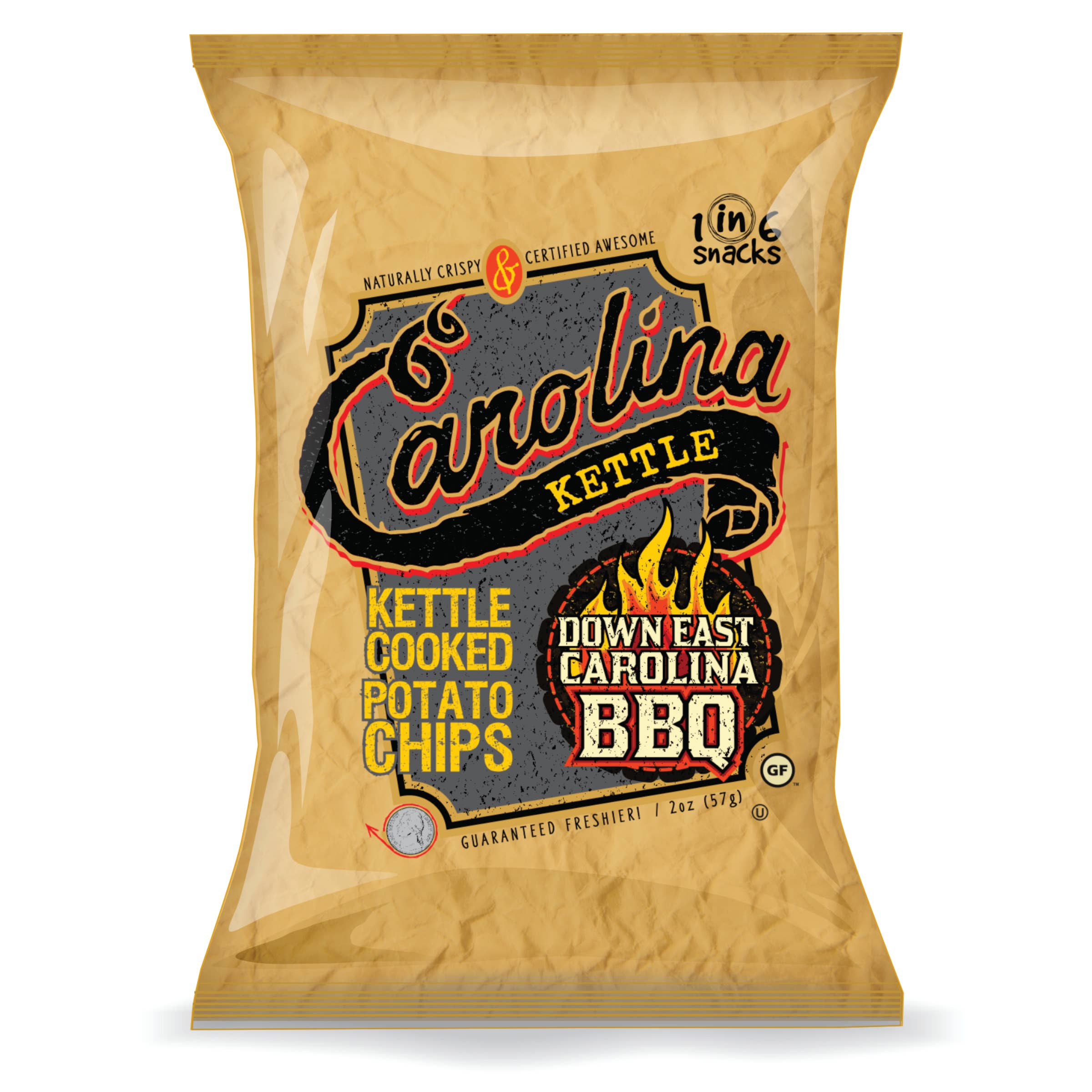 Default - 2oz Down East BBQ Chips.