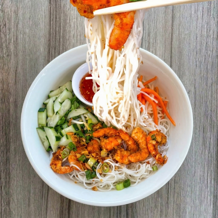 Bún Tôm Nướng.
