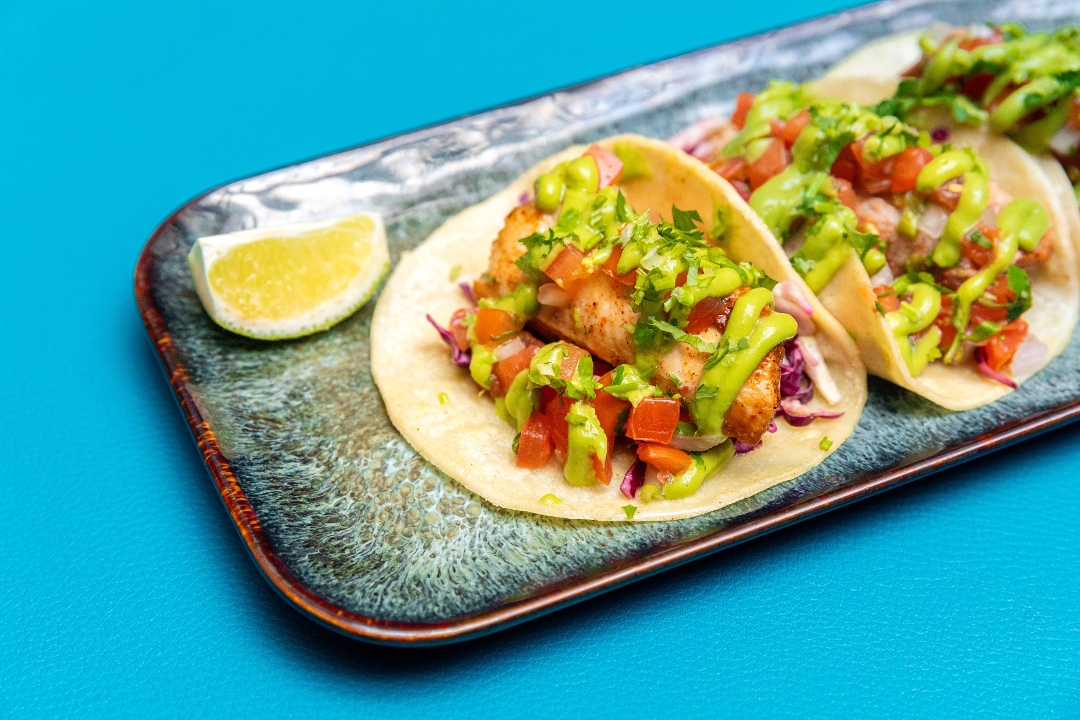 Pan Seared Fish Tacos.