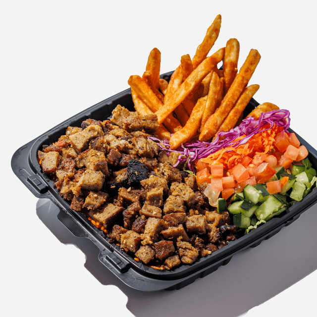 Lamb Gyro Over Rice.